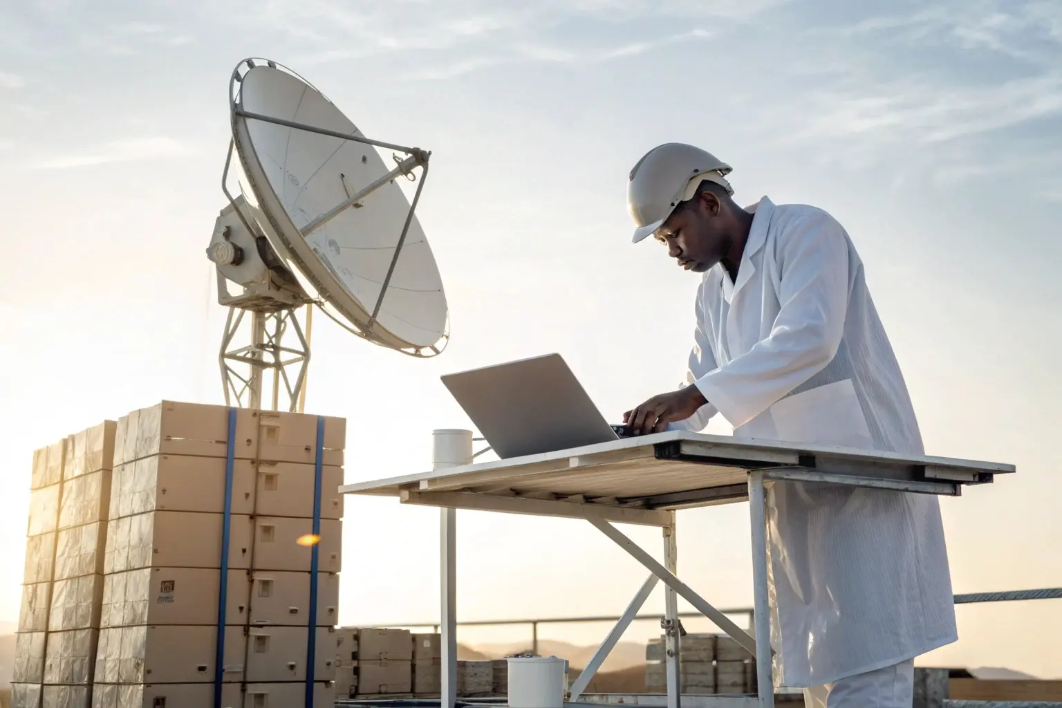 Check AP specs before importing from China Technician verifying AP antenna and PoE specs