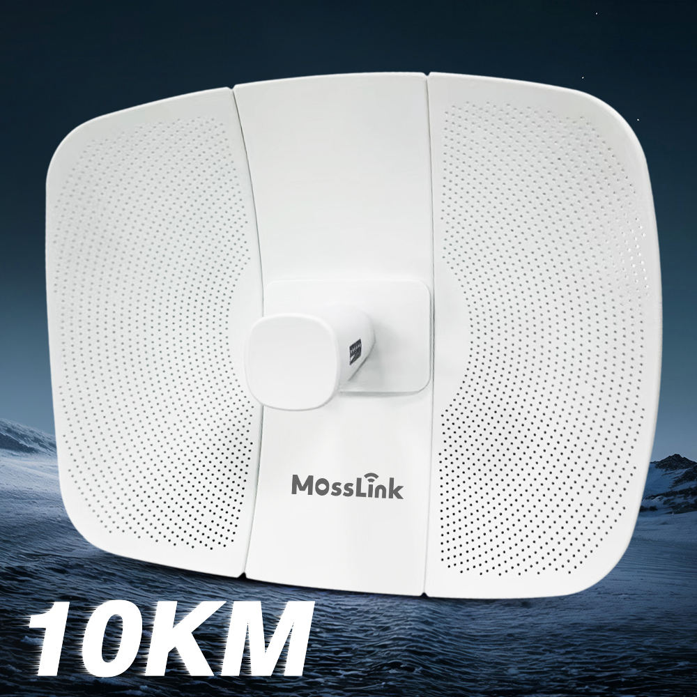 WB1500 5.8GHz Outdoor PtP Wireless Bridge, 26dBi Dish, 10–15KM, 300Mbps